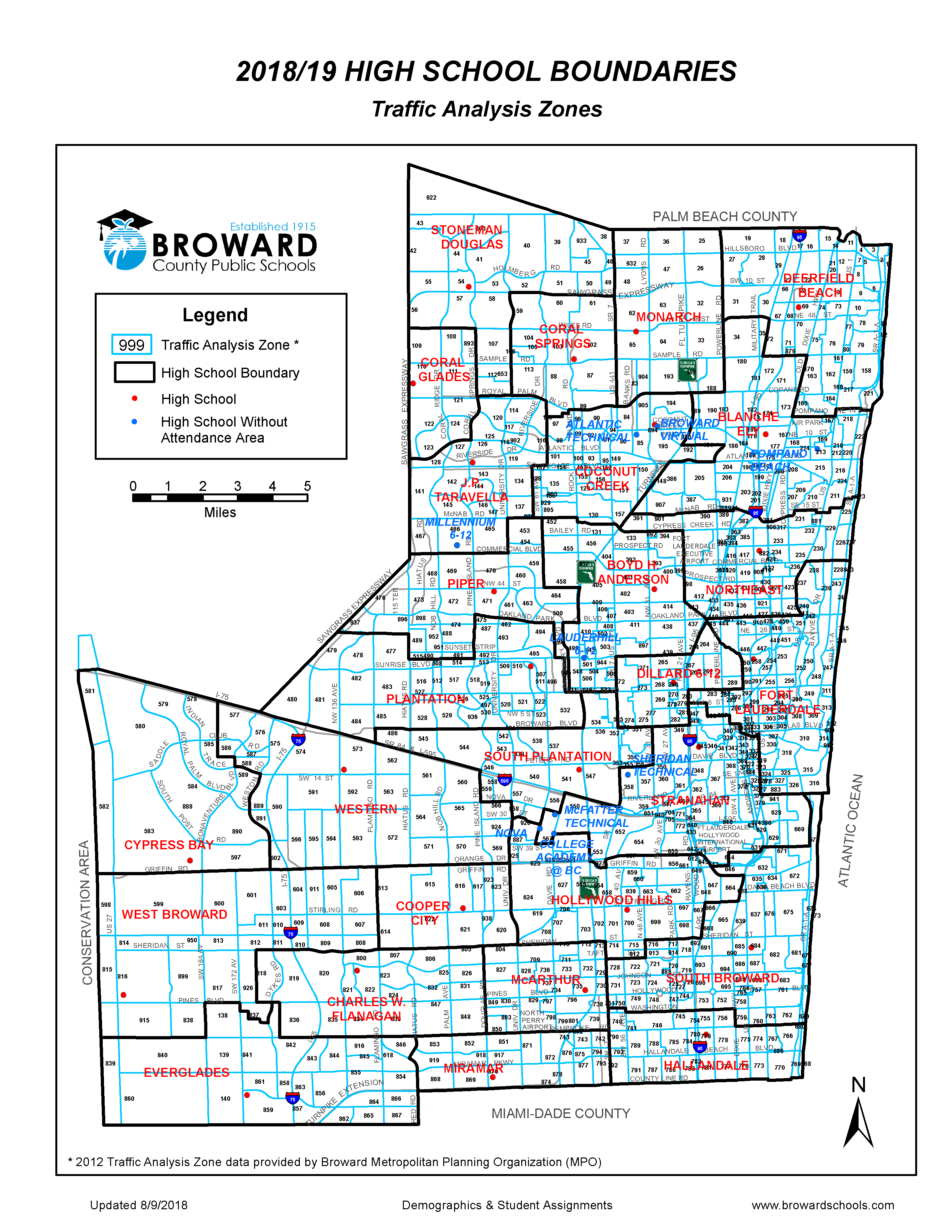 High School Boundary Map image 